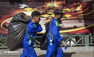 خدمت رسانی شهرداری تهران در راهپیمایی جا مانده های حسینی  15