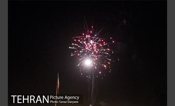 نور افشانی آسمان تهران به مناسب عید سعید فطر  5