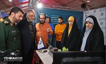 بازدید شهردار تهران از چهارمین رویداد سراسری تولید محتوای دیجیتال بسیج 6