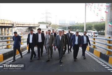بهره‌برداری از دوربرگردان غیرهمسطح شمال به شمال بزرگراه چمران 19