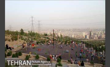 عصر تابستانی در بوستان آبشار تهران 17