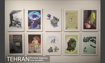 بازدید مدیران شهری و اعضای شورای شهر تهران از نمایشگاه تهران از منظر هنرمندان-3 35