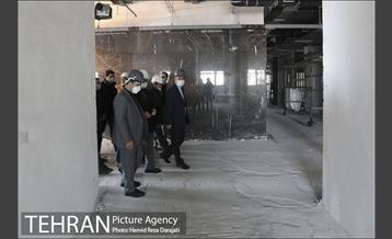 بازدید فتاح رئیس بنیاد مستضعفان از ساختمان پلاسکو 9