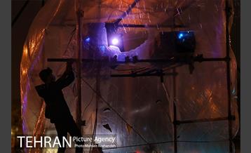 اجرای ویدئو مپینگ به مناسبت هفته تهران 21