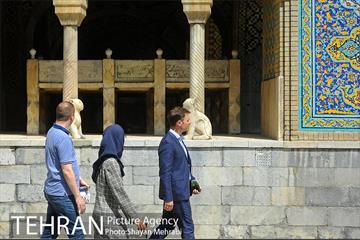 بازدید شهردار بلگراد از کاخ گلستان 5