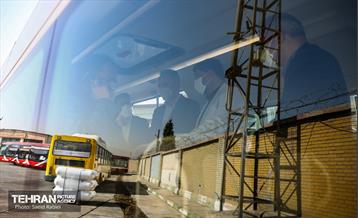 بازدید اعضای شورای شهر از مرکز اورهال سامانه شماره 2 اتوبوسرانی 30