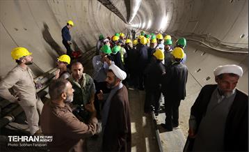 بازدید اعضای شوراهای شهر مراکز استان‌ها از کارگاه خط ۱۰ مترو تهران 6