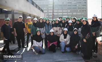 بازدید دانشجویان از پروژه خانه شهر 25