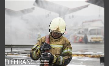 مانور عملیاتی اطفای حریق 35