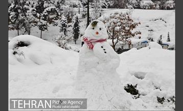 تفریحات برفی مردم پایتخت 1