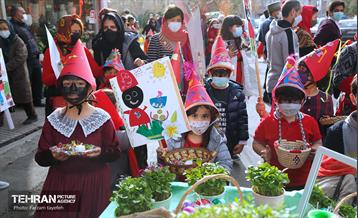 آیین محله تکانی در شهرک بیمه 7