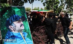 مراسم تشییع و خاکسپاری حمیدرضا درجاتی 6