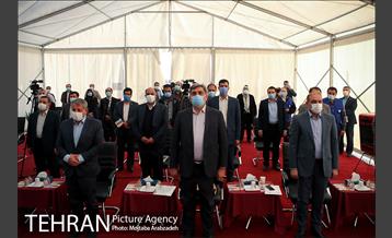 مراسم آغاز عملیات احداث پایانه متروی آزادگان 1