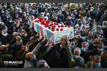 تشییع دو شهید گمنام دفاع مقدس در وزارت ورزش و جوانان 23