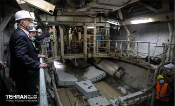 بازدید شهردار تهران از کارگاه ساخت ایستگاه متروی حرم عبدالعظیم 22