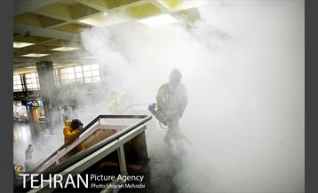 ضد عفونی پایانه مسافربری غرب 37