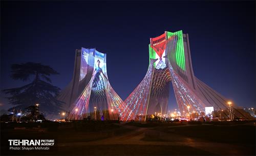 ویدئومپینگ محکومیت جنایت رژیم صهیونیستی در میدان آزادی 8