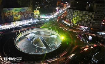 نورافشانی میدان ولیعصر(عج) به مناسبت نیمه شعبان 11