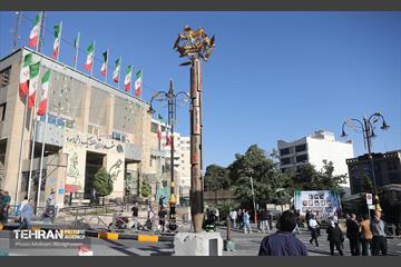 رونمایی از المان یادبود شهدای جنگ 12 روزه میدان قدس 7