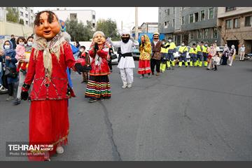 آیین محله تکانی در شهرک بیمه 16
