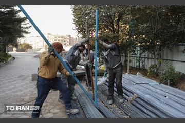 اینجا کارگاهه؛ محوطه سازی حریم تئاتر شهر 34