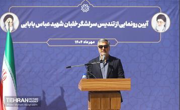 رونمایی از تندیس سرلشکر خلبان شهید بابایی 26