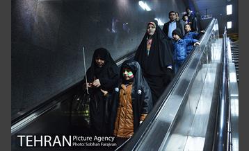 خدمت رسانی مترو در راهپیمایی 22 بهمن 11