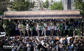 تشییع پیکر شهدای خدمت - ۴ 42