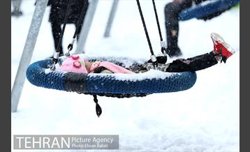 روز برفی پارک شهر 3