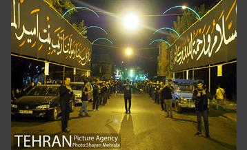 عزاداری شب پنجم ماه محرم در محله گرگان 21