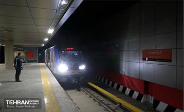 تست گرم بخش شمالی خط ۶ مترو تهران 3