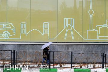 بارش باران پاییزی در تهران 11