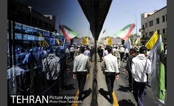 تشییع پیکر شهدای حادثه تروریستی تهران 22