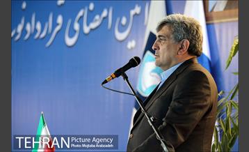 مراسم امضای قرارداد نوسازی ناوگان مسافری شهری 25