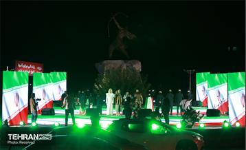 آیین رونمایی از مجسمه آرش کمانگیر 1