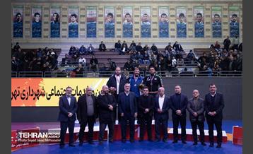 مسابقات بزرگ کشتی کارکنان شهرداری تهران  7