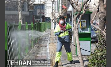 ضدعفونی معابر سطح شهر  4