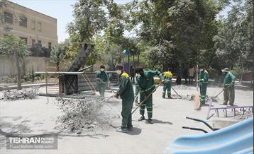 بوستان ایثار در منطقه ۲۰ به چرخه خدمت بازگشت 19