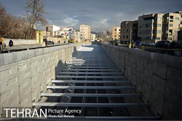 زیرگذر استاد معین قبل از افتتاح 38