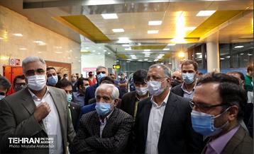 بازدید شهردار تهران از کارگاه ساخت ایستگاه متروی حرم عبدالعظیم 6