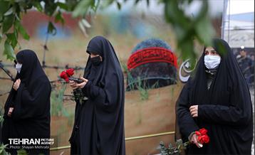 مراسم تشییع و تدفین شهید گمنام در بوستان ولایت 22