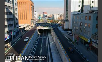 افتتاح زیر گذر استاد معین 1