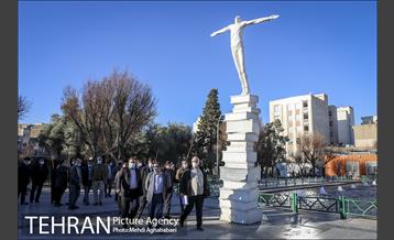 بازدید شهردار منطقه هشت از پروژه های توسعه محلات 13