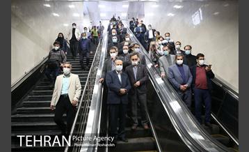 افتتاح همزمان ورودی های ۲ ایستگاه میدان صنعت و بزرگراه بسیج در خط ۷ مترو 9