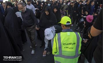 خدمت رسانی شهرداری تهران در راهپیمایی جا مانده های حسینی  13
