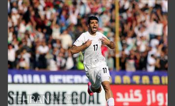 دیدار تیم های فوتبال ایران و چین