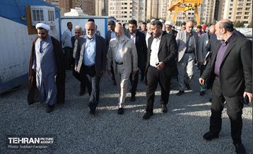 بازدید اعضای شوراهای شهر مراکز استان‌ها از کارگاه خط ۱۰ مترو تهران 32