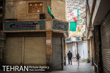 تعطیلی کسبه بازار تجریش 7