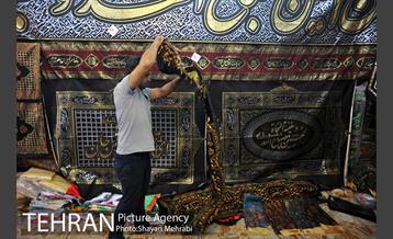 سیاهه فروشان بازارتهران در آستانه محرم 4