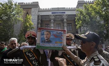 تشییع پیکر شهید حسین امیرعبداللهیان در وزارت خارجه 26